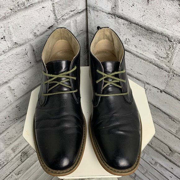 Deer Stag Prime Seattle Black Leather Chukka Boots - Picture 2 of 8